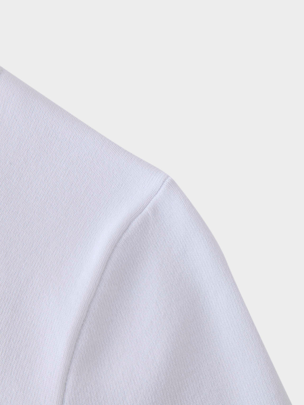 High Cuff Sweater-White-4