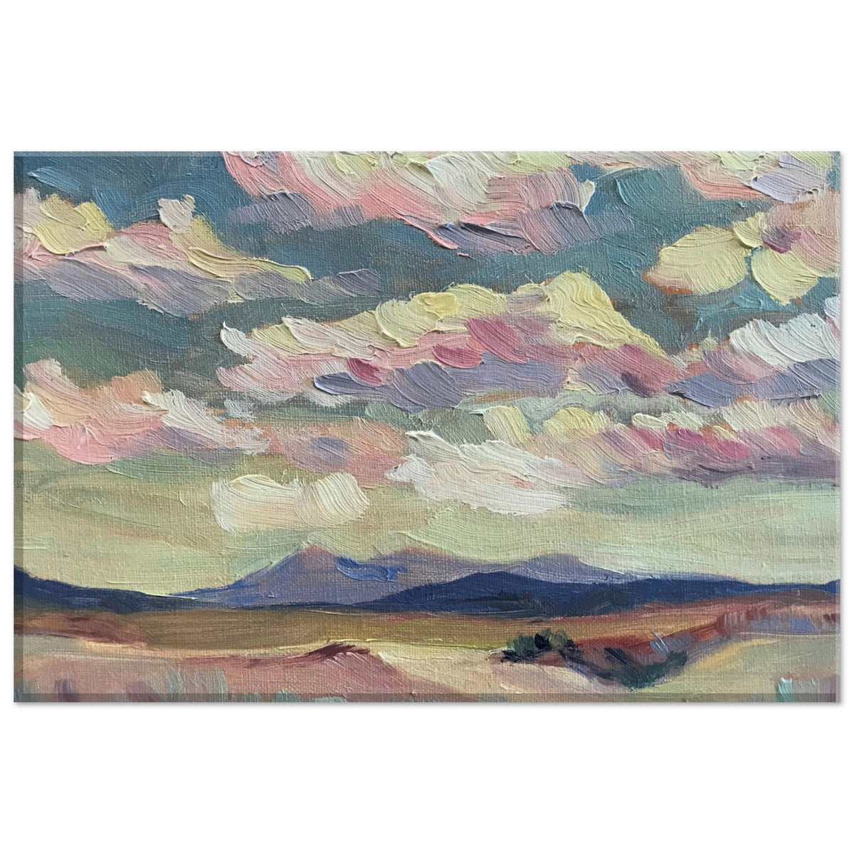 'Rio Chama' Southwestern Landscape I 8x12, 11x14, or 12x18 inch Canvas Art Print I Original Artwork by American Artist Barbara Cleary I F66-3