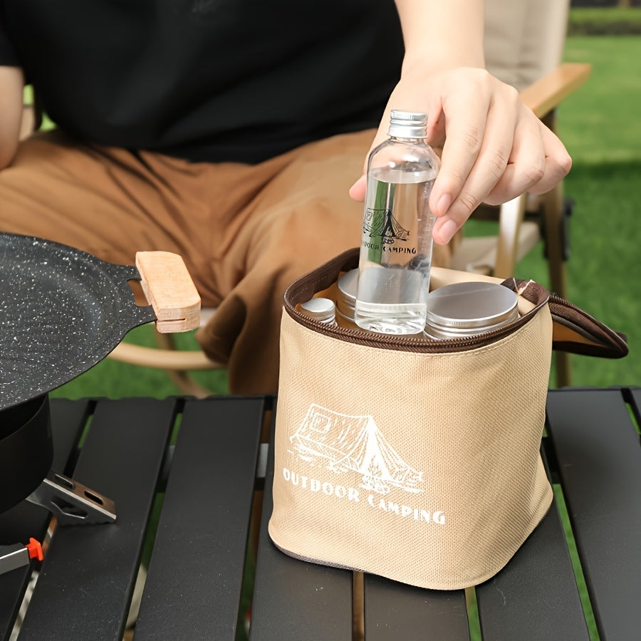 10 piece portable camping spice container set for outdoor travel, picnics, and barbecues — view 4