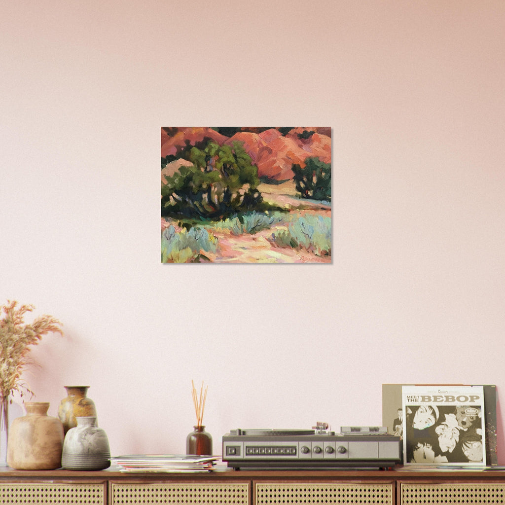 ‘Mesa at Ghost Ranch’ Southwestern Landscape | 16x20 Museum Quality Matte Poster | Original Artwork by American Artist Barbara Cleary-4