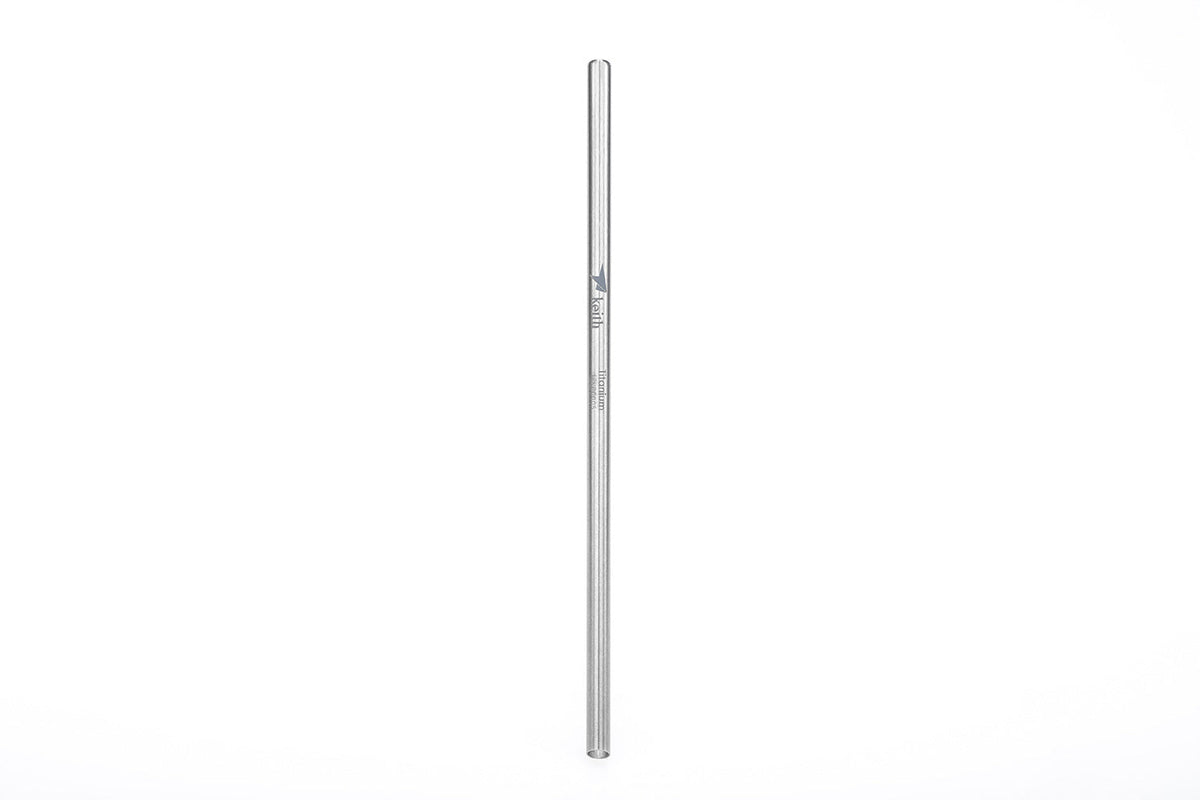 KEITH Titanium Straw with Cleaning Brush - Ti3703-0