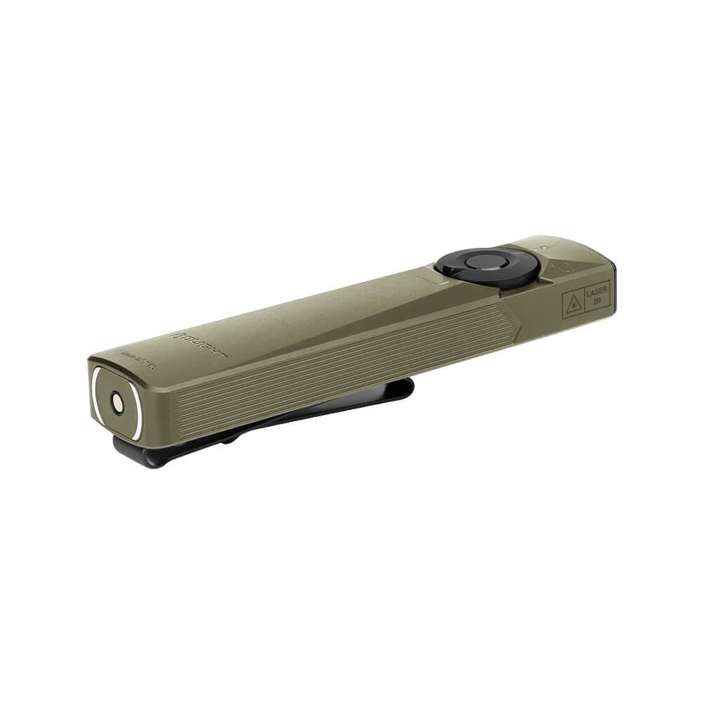 Arkfeld Ultra 3-in-1 EDC flashlight in matte O-aluminum with side button and compact design — view 4