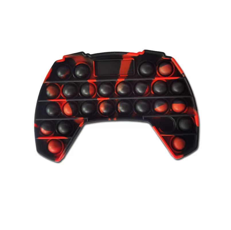 Game controller shaped push pop fidget toy made of durable and vibrant food grade silicone — view 2