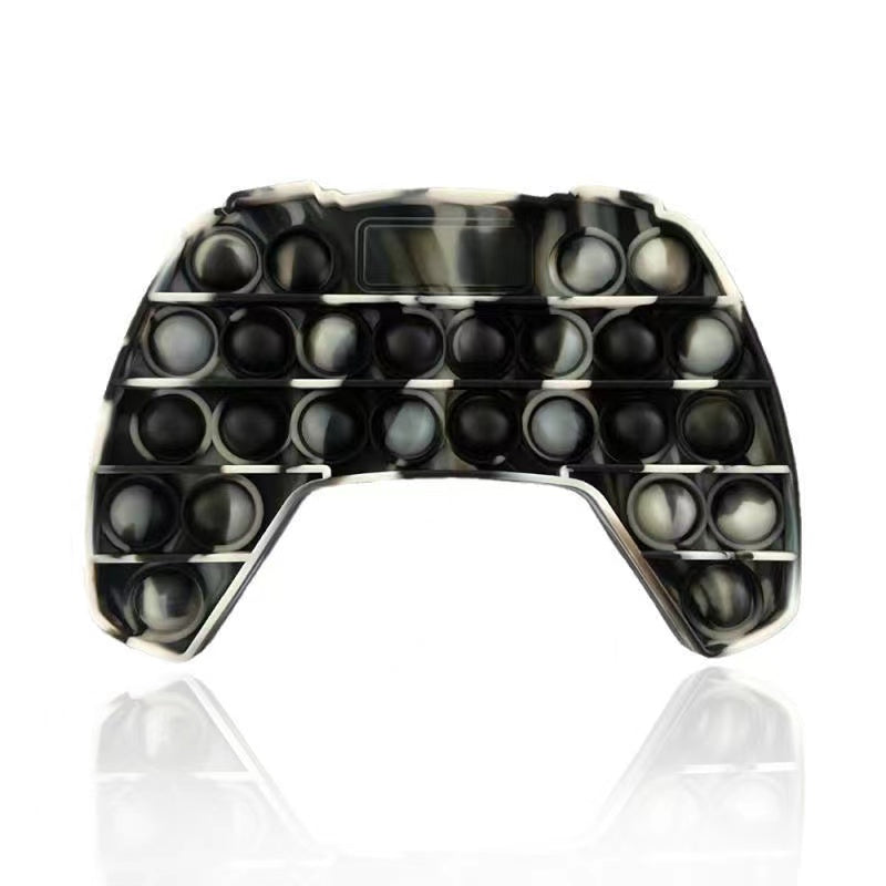 Game controller shaped push pop fidget toy made of durable and vibrant food grade silicone — view 3
