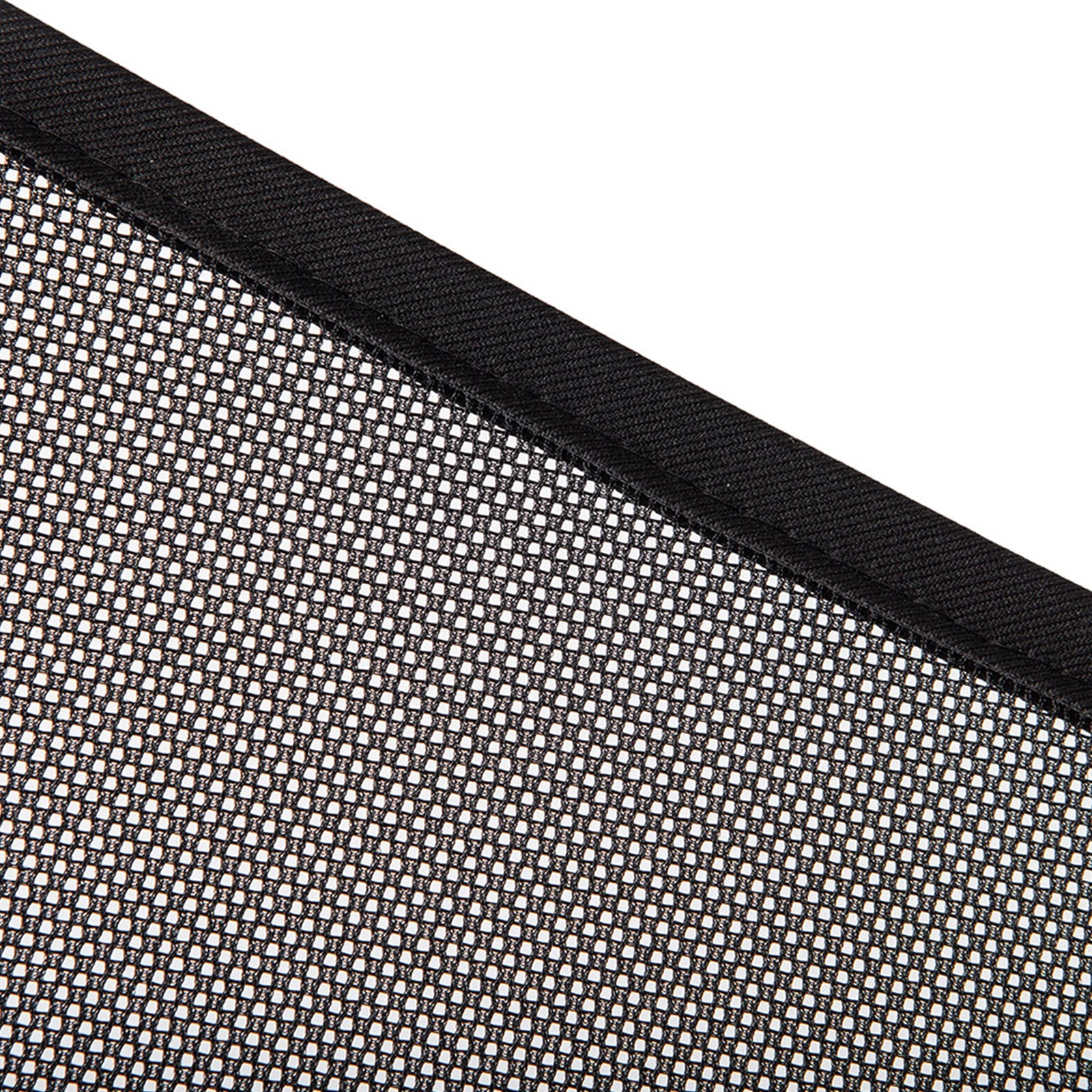 Black synthetic fibre magnetic car window shades for front and rear vehicle windows — view 5