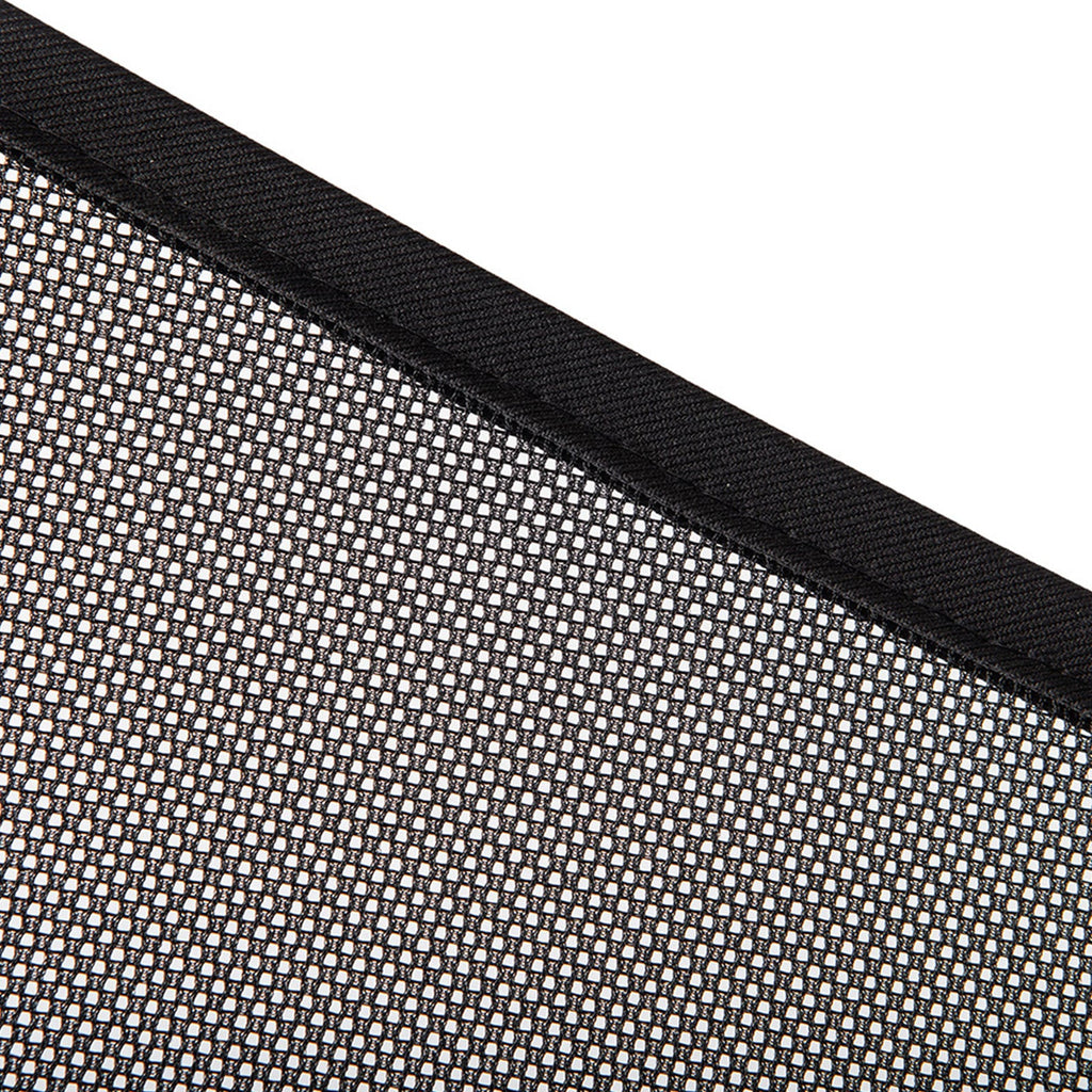 Black synthetic magnetic car window shades installed on a Mazda 6 vehicle door — view 5
