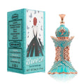 NNETM women's travel perfume in an elegant blue and green 5ml glass bottle with box