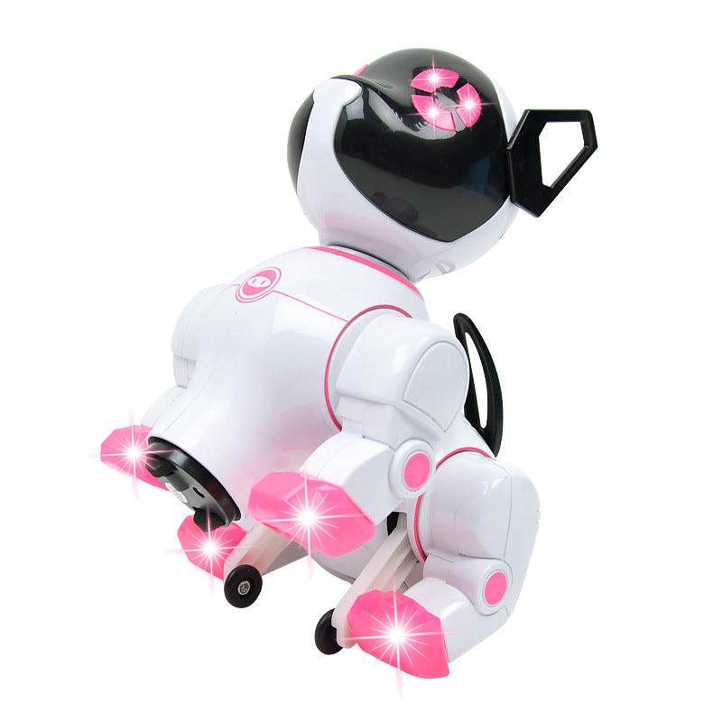 Interactive electronic dancing dog toy with vibrant LED lights, musical features, and colorful details — view 3