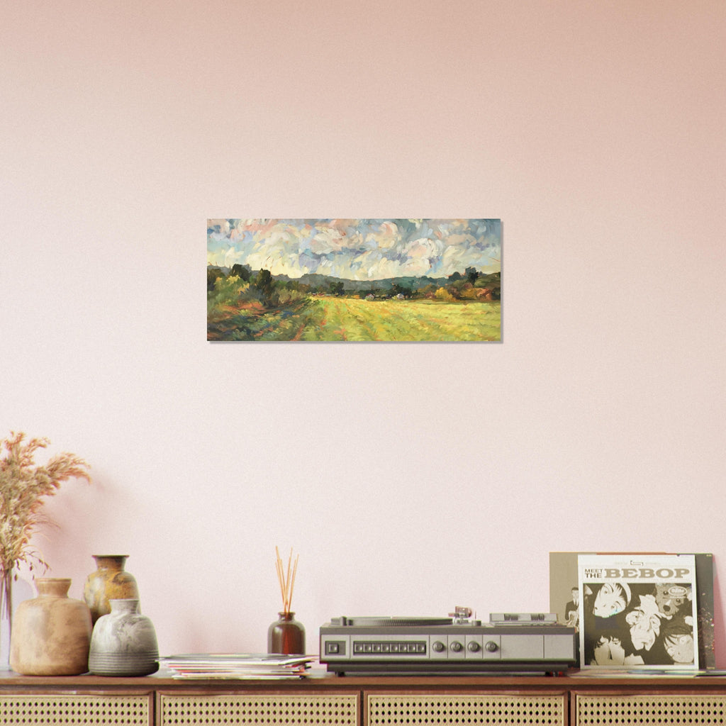 'Before the Harvest' I 10x24 Museum-Quality Matte Paper Poster | Original Artwork by American Artist Barbara Cleary-3