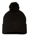 Sportsman SP15 12" Pom-Pom Cuffed Beanie-1