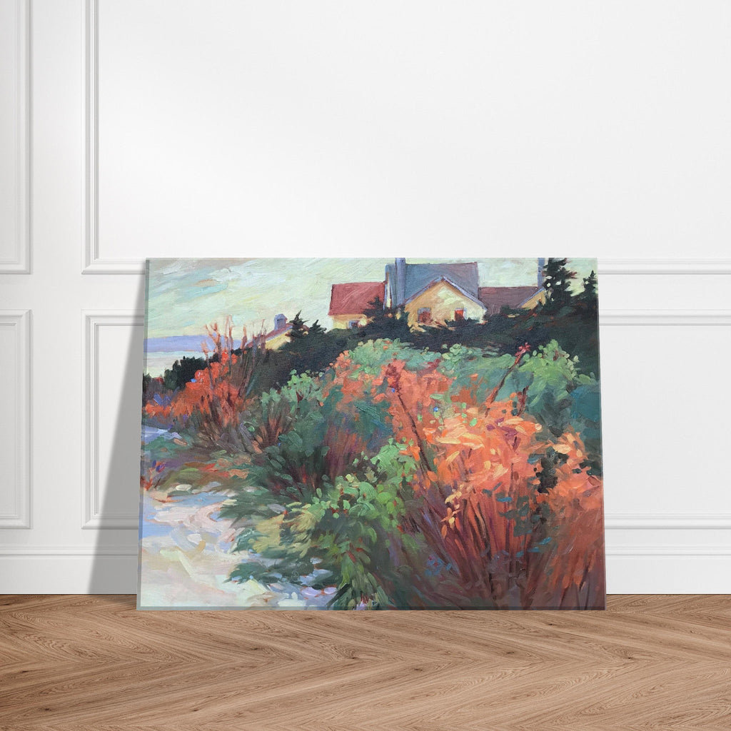 'Crest View' Still Life I 12x16 Canvas Coastal Art Print I Original Artwork by American Artist Barbara Cleary-0