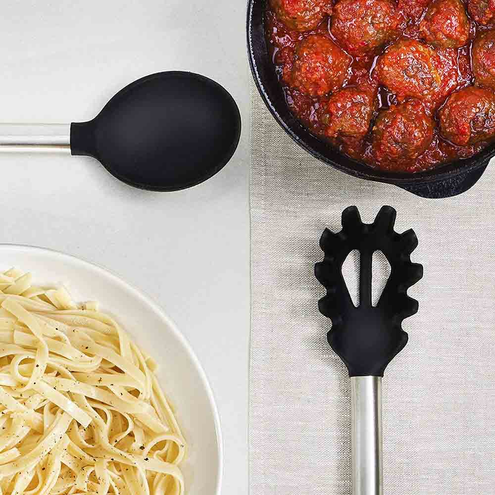 Complete 39-piece kitchen tool set featuring durable cooking baking and serving utensils for chefs — view 7