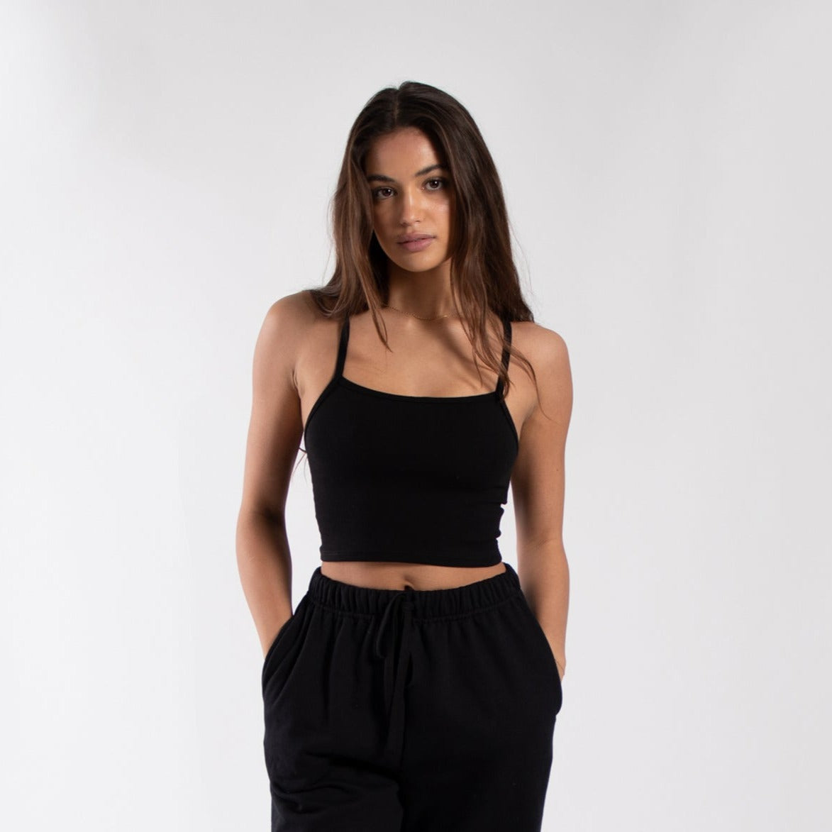 4007 - Women's Cropped Tank-0