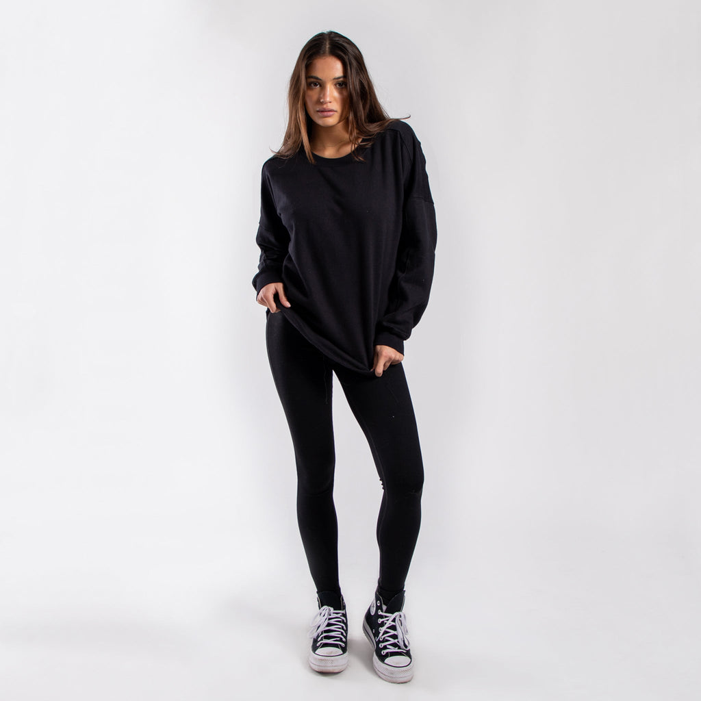 6022 - Women's Panel Crewneck Sweatshirt-5