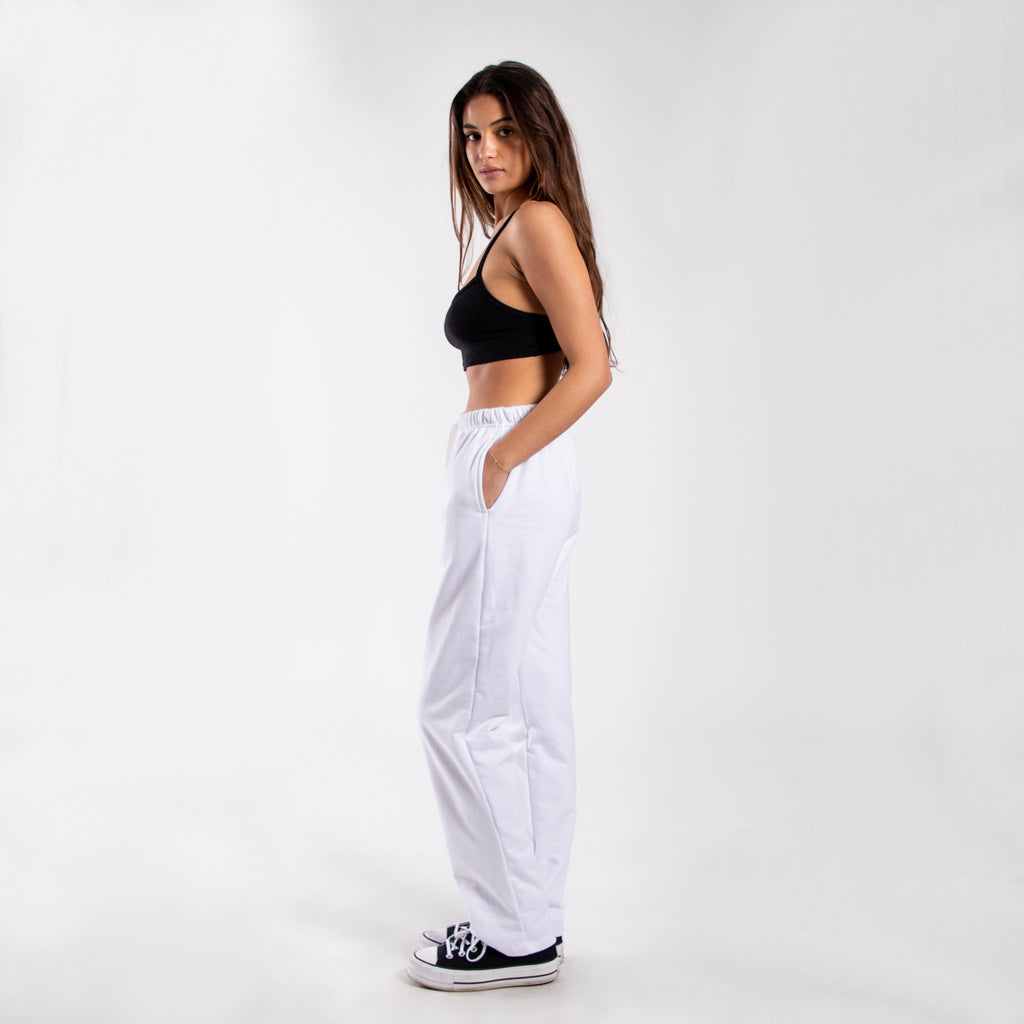 Women's cotton blend bralette crop top with spaghetti straps and a formfitting comfortable design — view 4