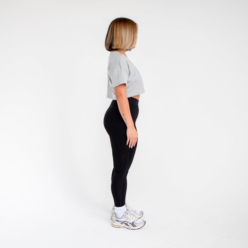 4000 - Women's Loose Cropped Tee-4