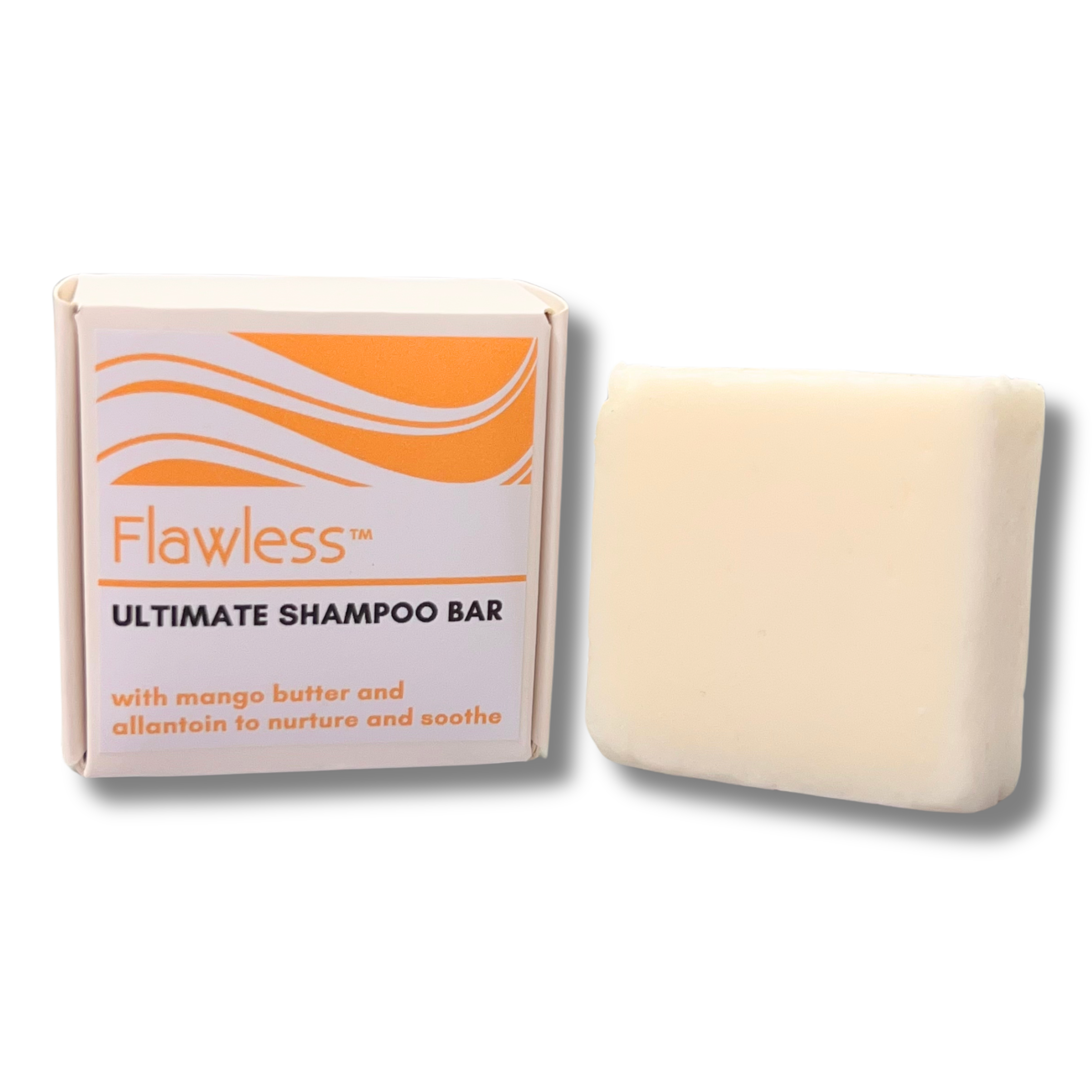 Round solid shampoo bar made with mango butter for natural and eco-friendly hair care — view 4