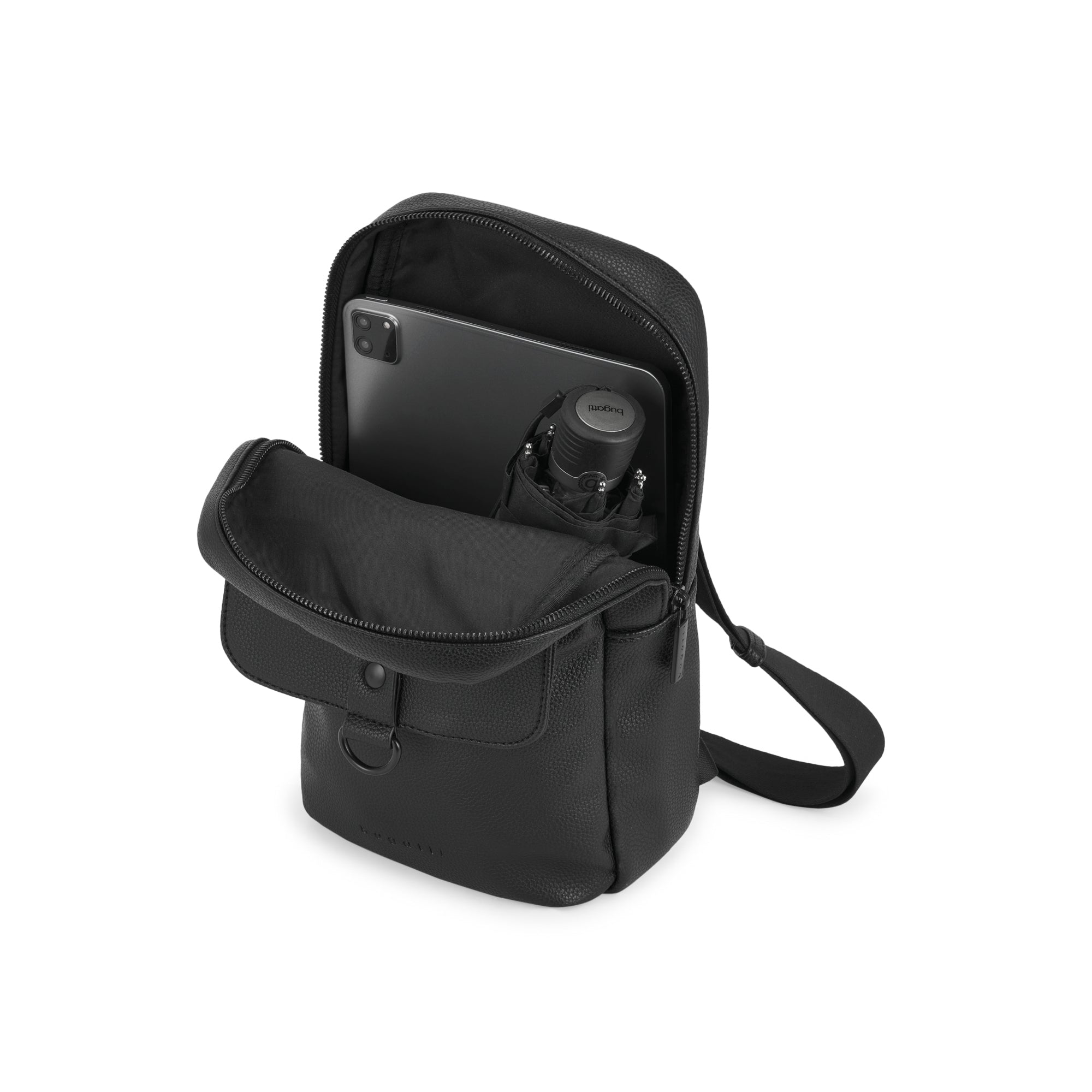Henry sling bag in premium material, a sleek crossbody bag for everyday hands-free travel — view 3