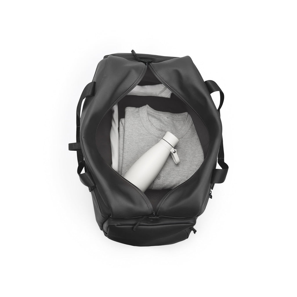 Vision Duffle Bag from recycled materials with sturdy handles shoulder strap and minimalist design — view 3