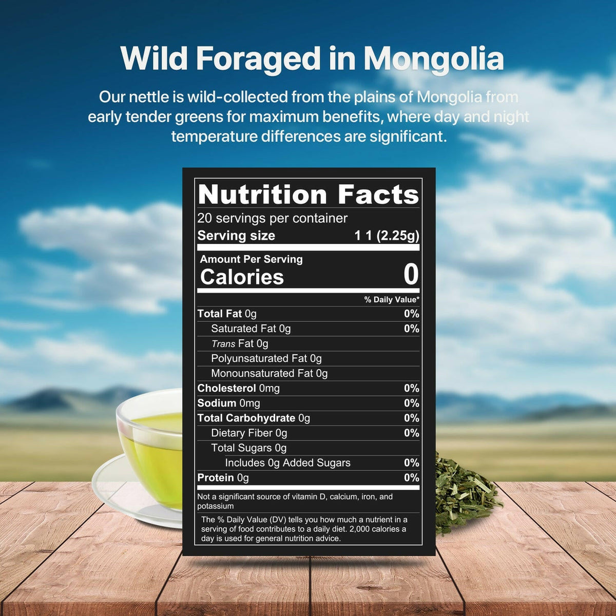 Mongolian Stinging Nettle Leaf Tea Bulk-3