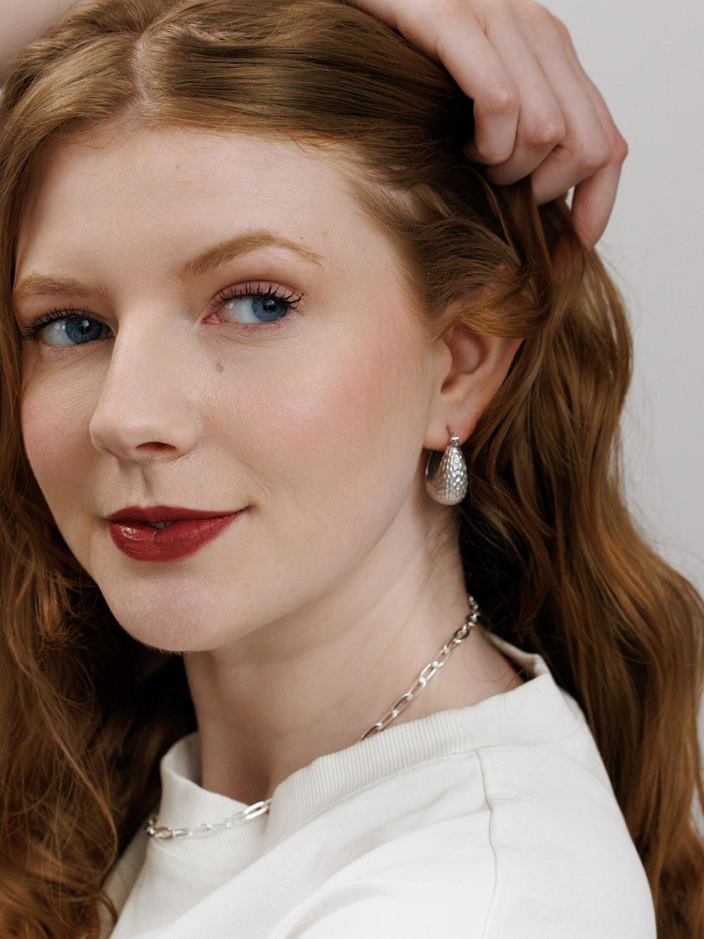 Sterling Silver Hoop Earrings – Jude | No More Nobody-1