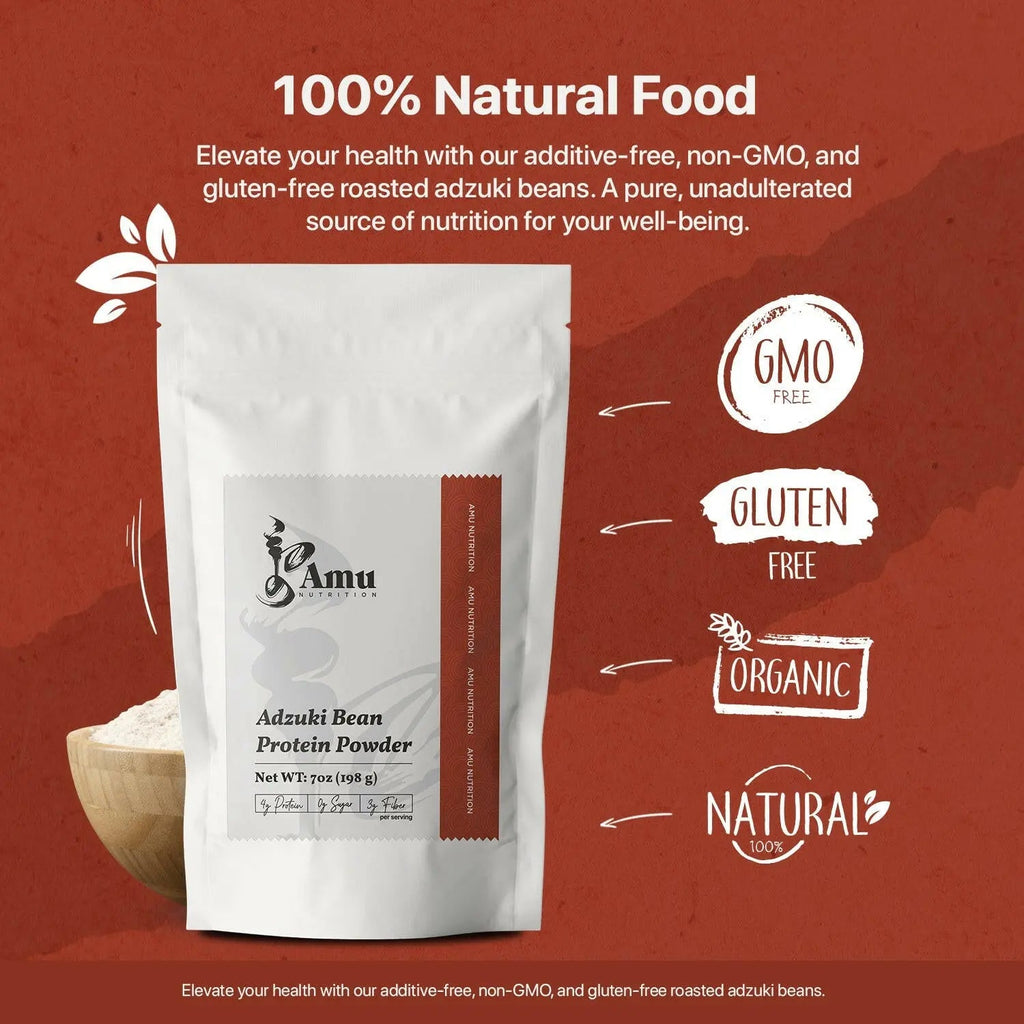 Roasted Adzuki Bean Powder 198g - Asian Superfood for Beauty & Wellness-4