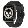 Sport smart watch with 1.85 inch digital display showing fitness tracking metrics and interchangeable wristband