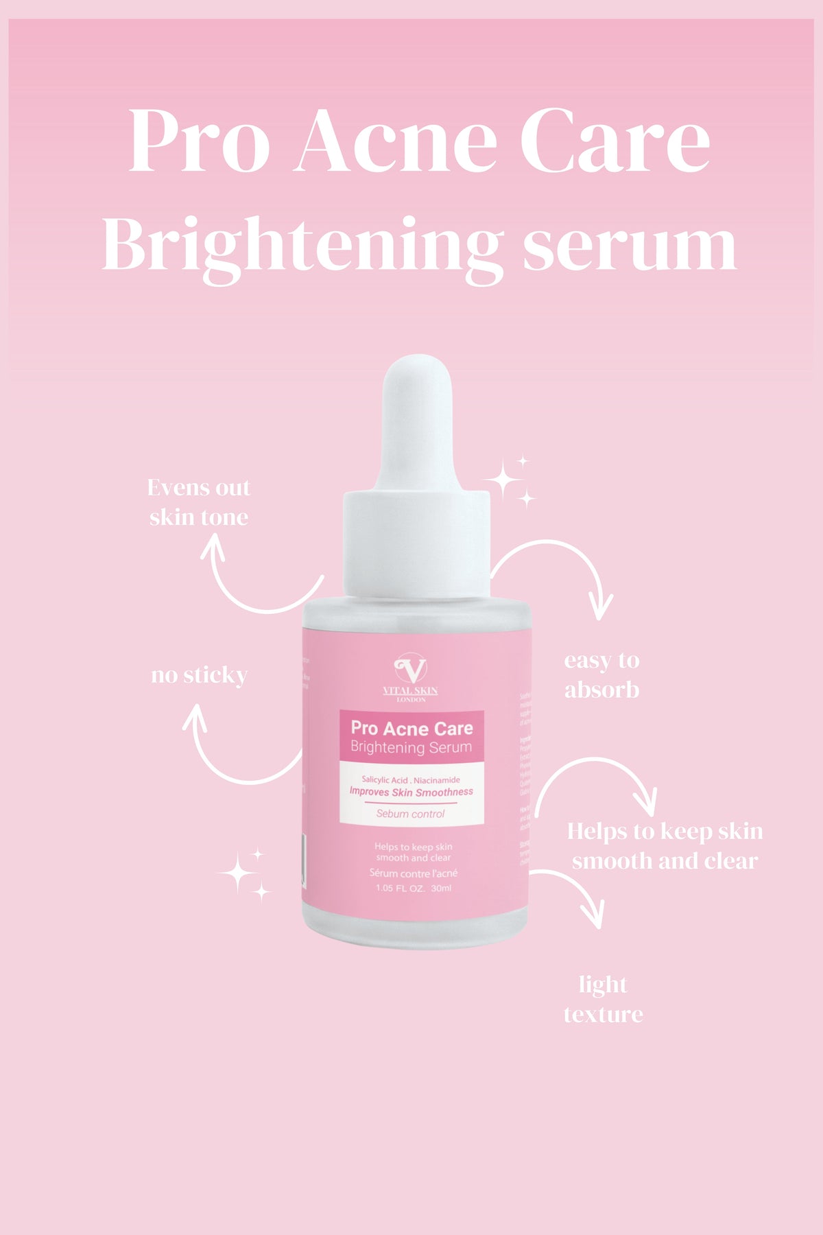 Pro Acne Care Brightening Serum with Salicylic acid & Niacinamide-2