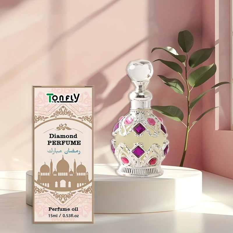 Luxury Dubai floral perfume oil for women in a compact 15ml glass bottle — view 3