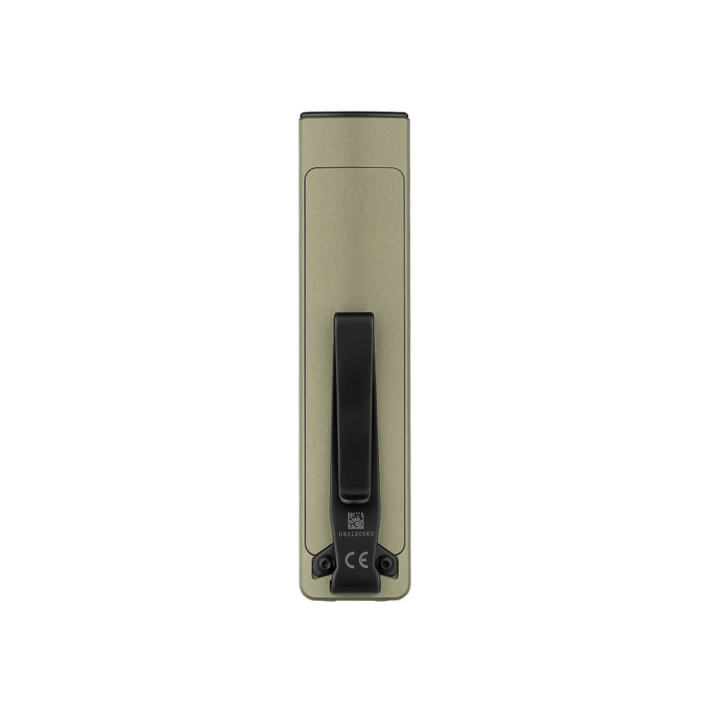 Arkfeld Ultra 3-in-1 EDC flashlight in matte O-aluminum with side button and compact design — view 3