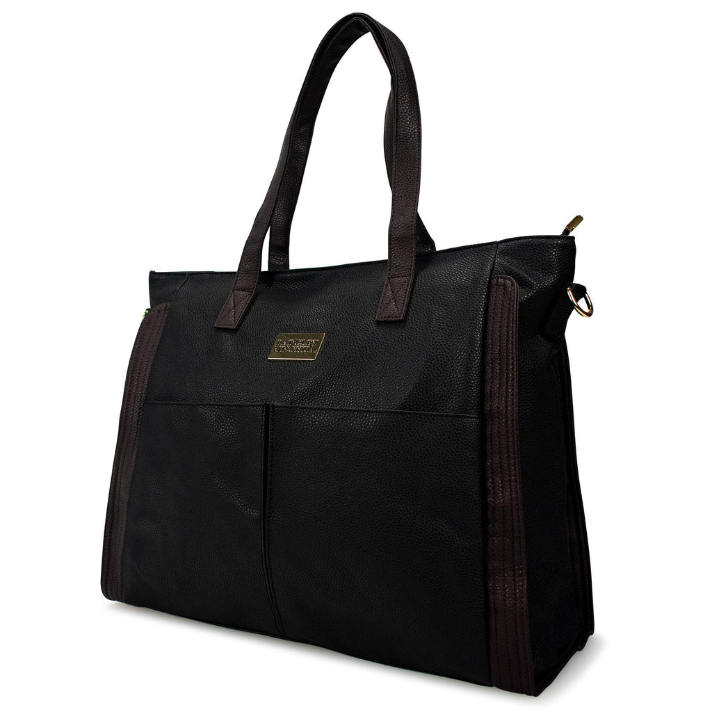 Rose Vegan Leather Weekender Tote Bag-3