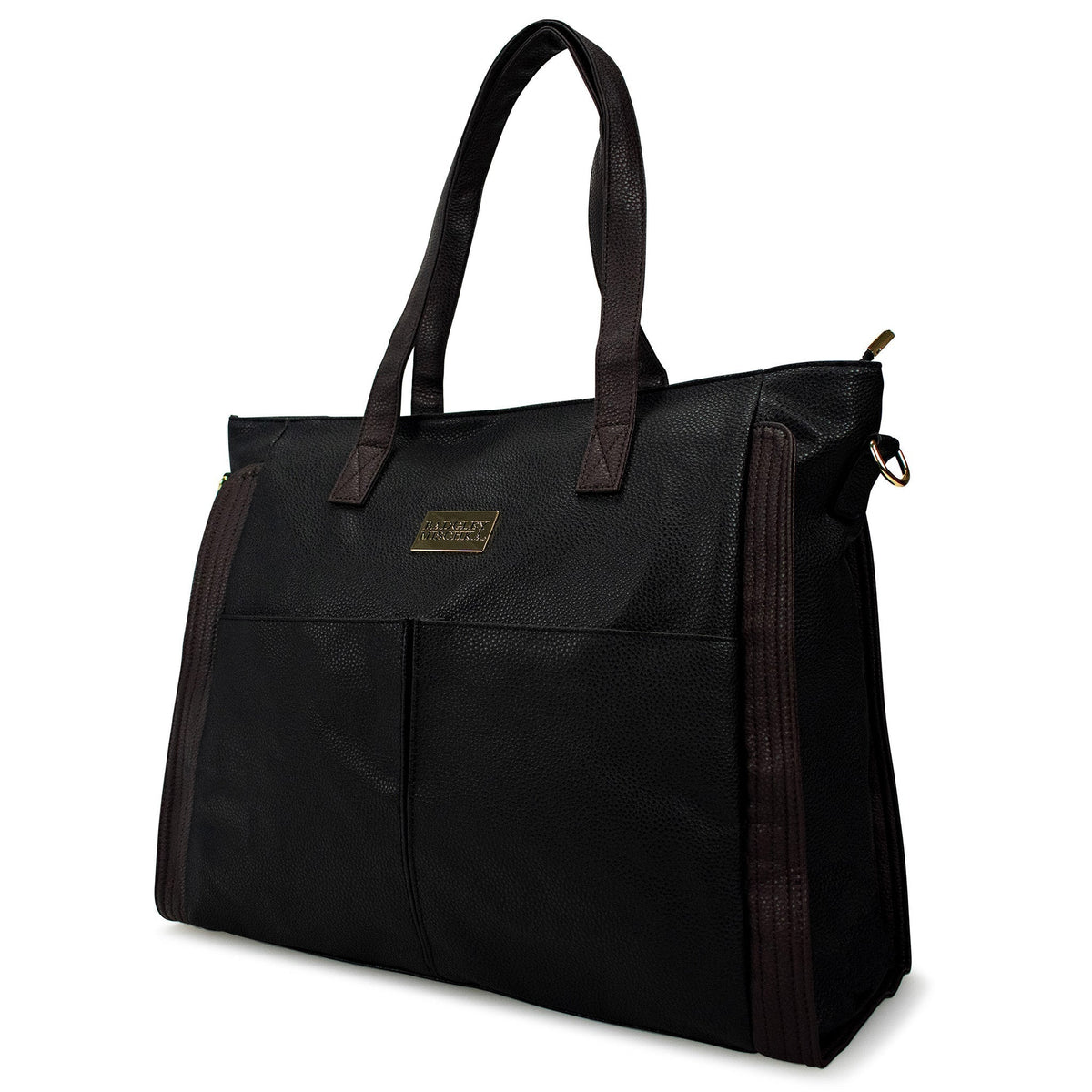 Rose Vegan Leather Weekender Tote Bag-3