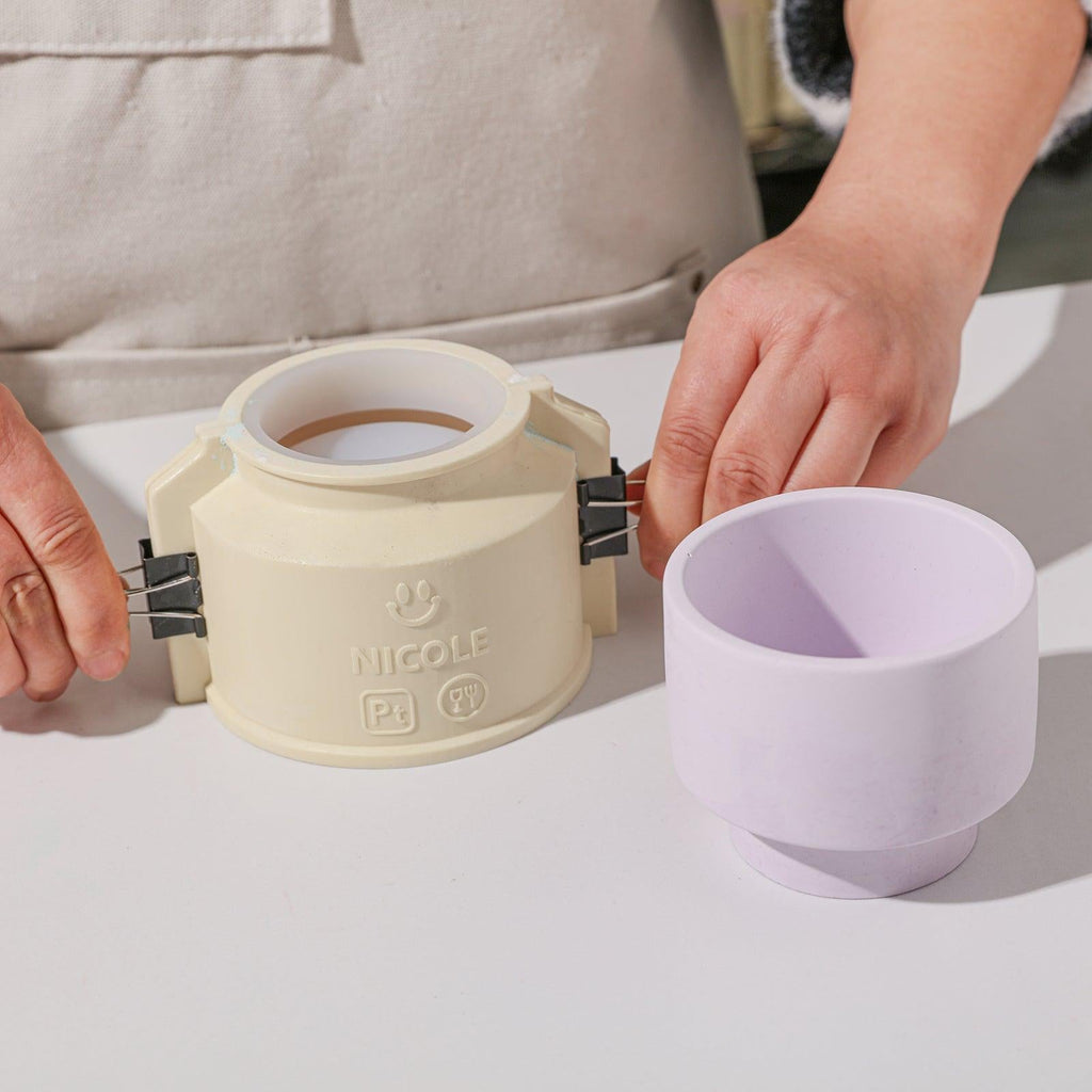 Bowl-shaped candle jar silicone mold for DIY candle making and minimalist home decor crafting — view 3