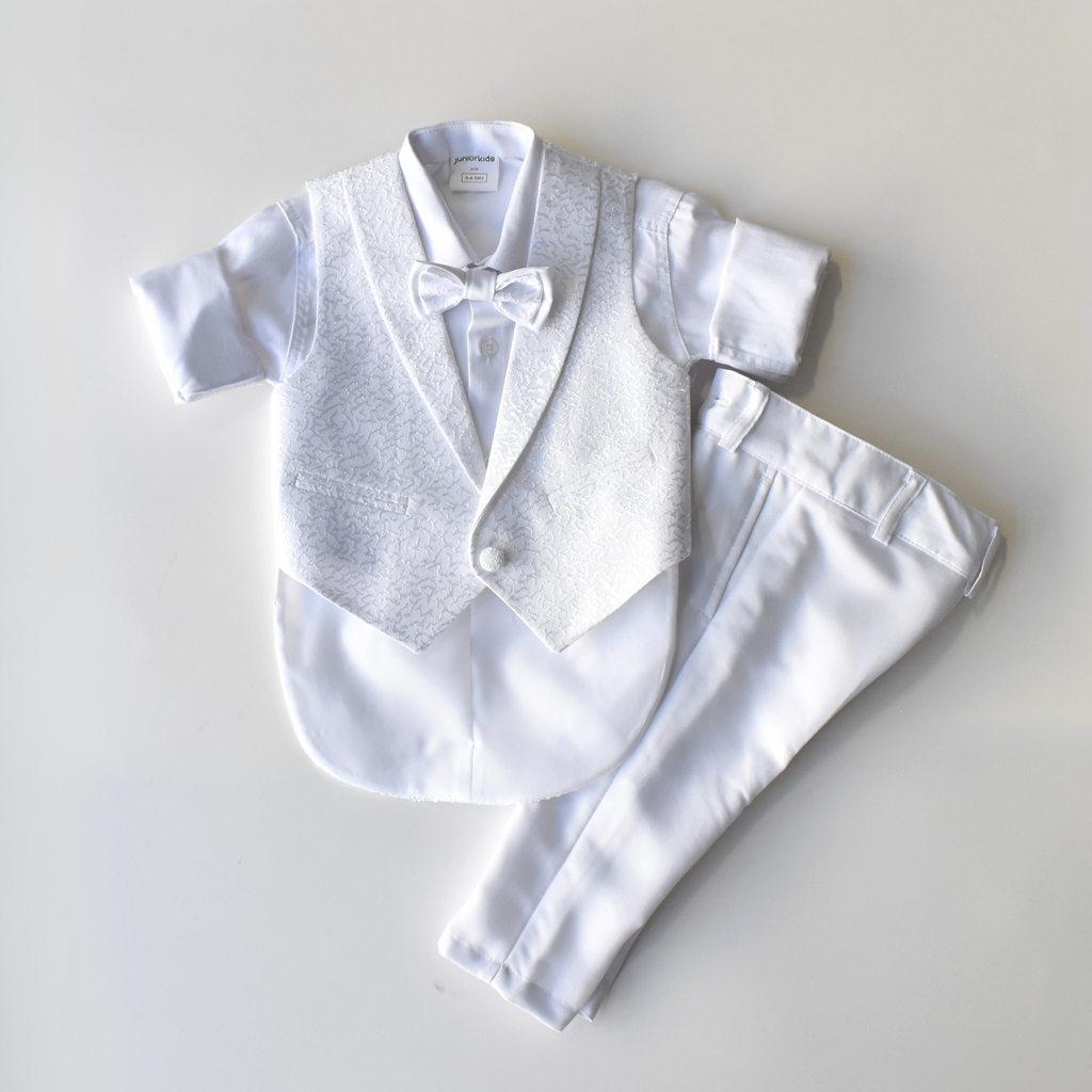 Archie's Penguin Tail Vest Set-3