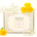 Mothers Day pamper gift set with botanical wash, sugar scrub, calming balm, and cozy fluffy socks
