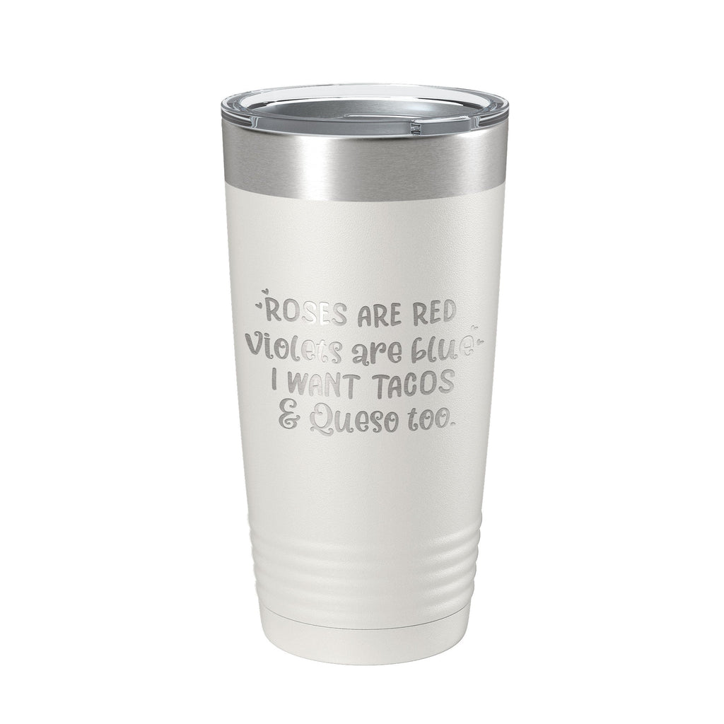 Funny Valentine's Day laser engraved 20 oz stainless steel travel tumbler with clear lid — view 2