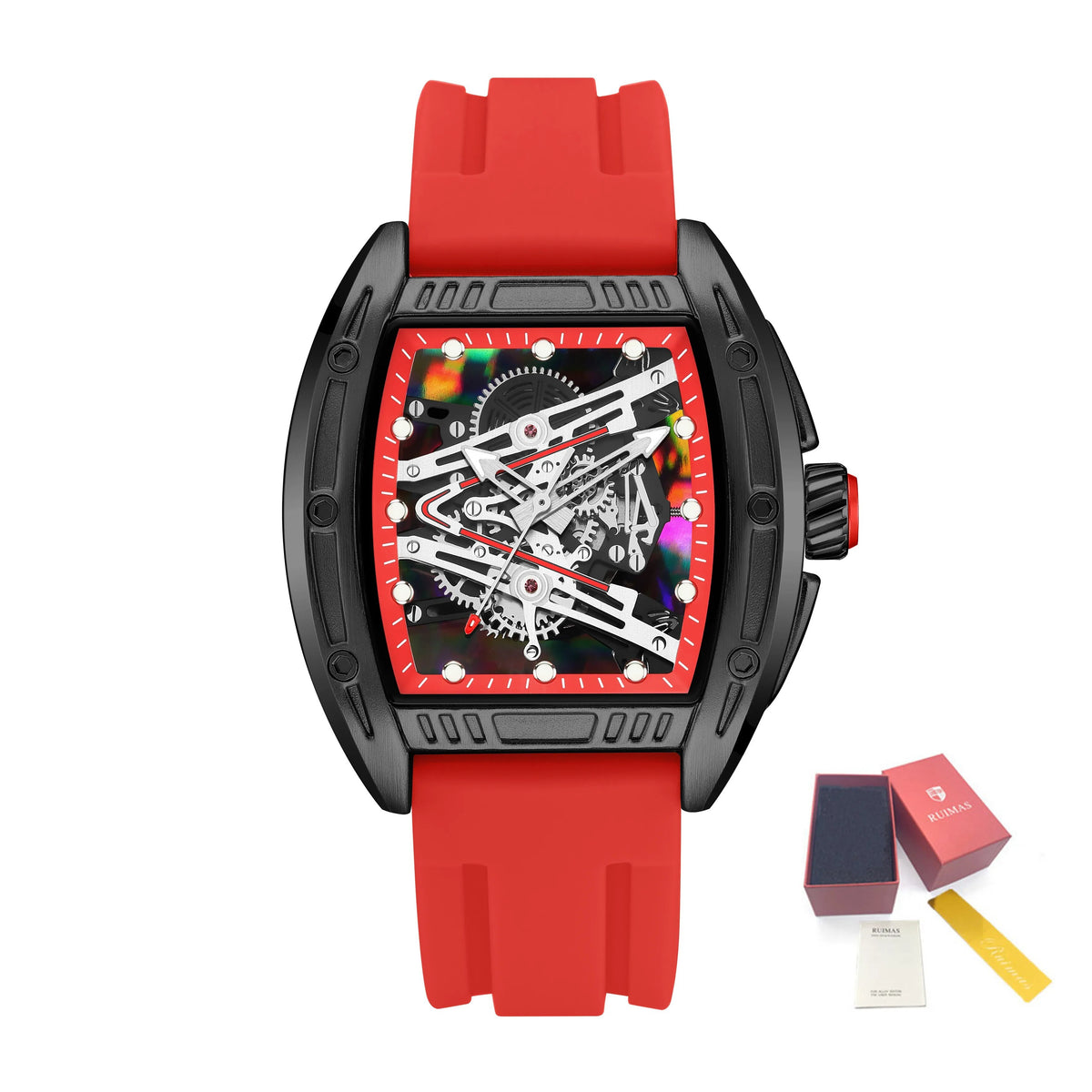RUIMAS Fashion Military Quartz Watches Men Luxury Casual Sport Wrist Watches Waterproof Luminous Clock Large Dial Reloj Hombre 338-21