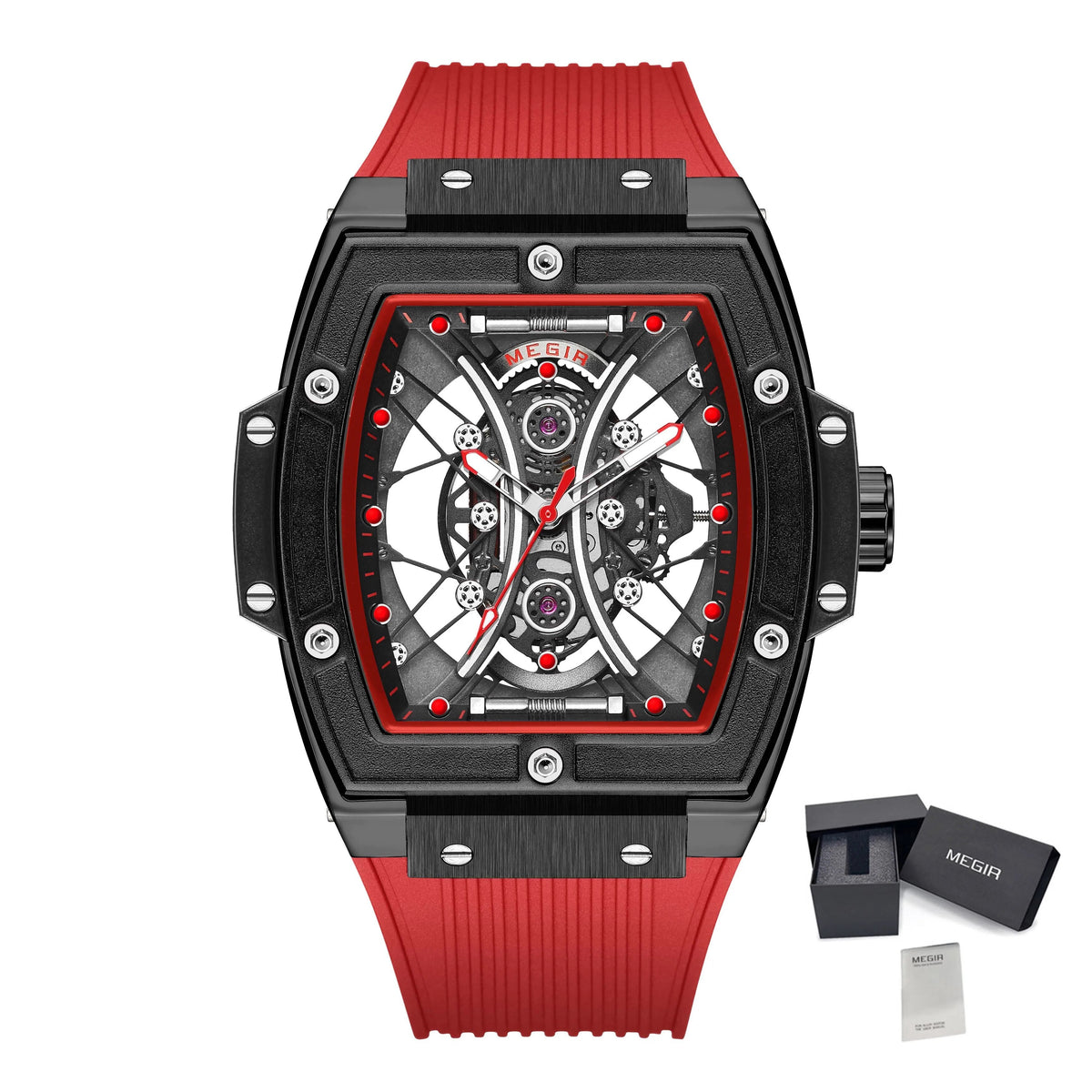 MEGIR Brand Luxury Quartz Watch for Men Fashion Military Sports Watches Waterproof Luminous Clock Wristwatch Reloj Hombre 8109-17