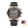 RUIMAS Top Luxury Quartz Wristwatches Men Silicone Large Dial  Military Sports Watches Waterproof Luminous Date Reloj Hombre 311-15