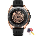 RUIMAS Men Silicone Band Quartz Casual Wrist Watches Large Dial Sport Military Watch Clock Luminous Waterproof Relogio Masculino 554-14