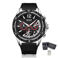 MEGIR Fashion Men Watches Silicone Strap Sport Military Watch Chronograph Waterproof Male Wristwatch Clock Montre Homme 2083-14