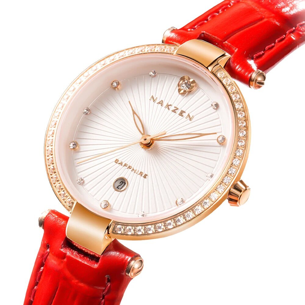 Fashion Women Watches 2021 New Leather Minimalist Watch Ladies Quartz Japan Movement Dress Wrist Watch Clock Montre Femme 4066-5
