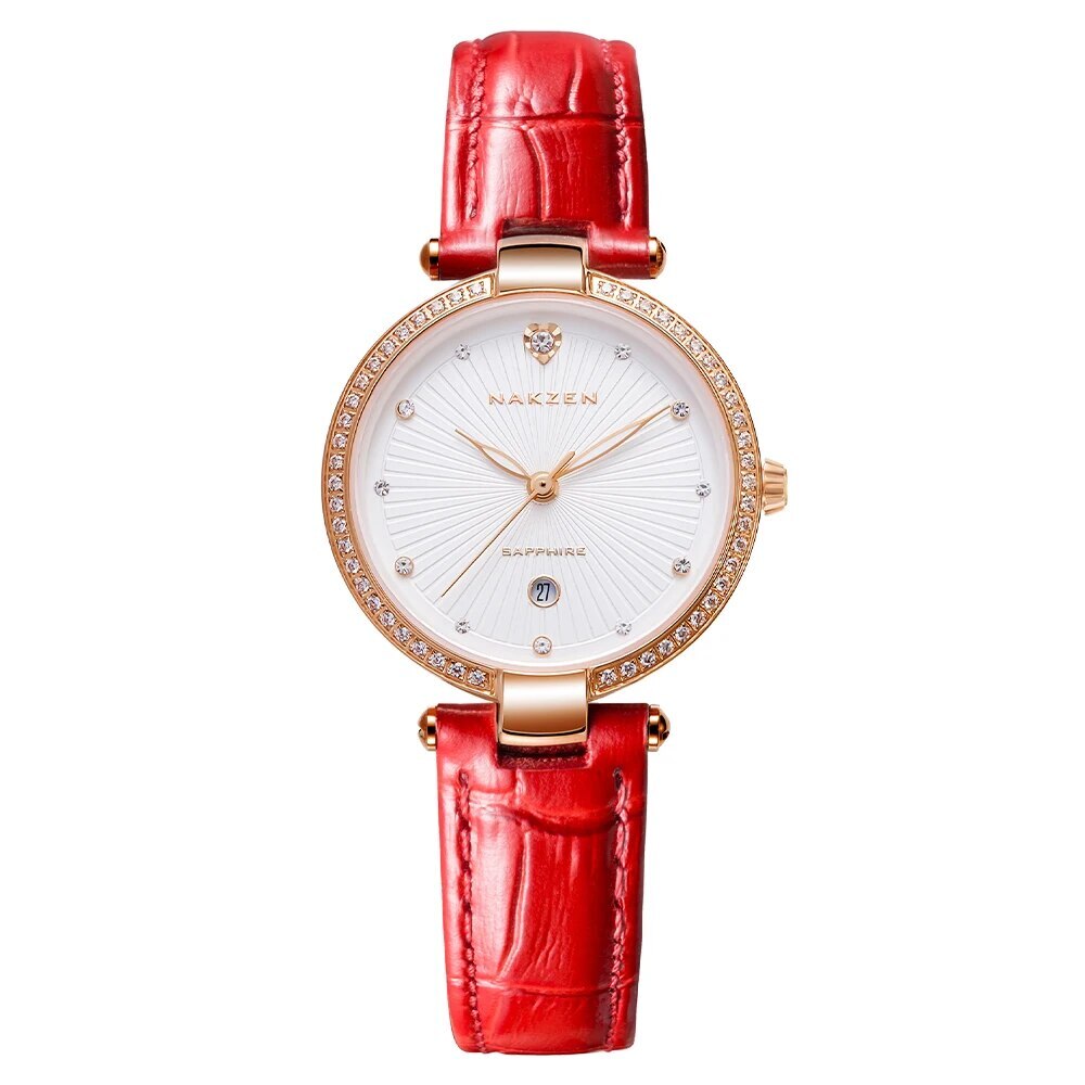 Fashion Women Watches 2021 New Leather Minimalist Watch Ladies Quartz Japan Movement Dress Wrist Watch Clock Montre Femme 4066-1