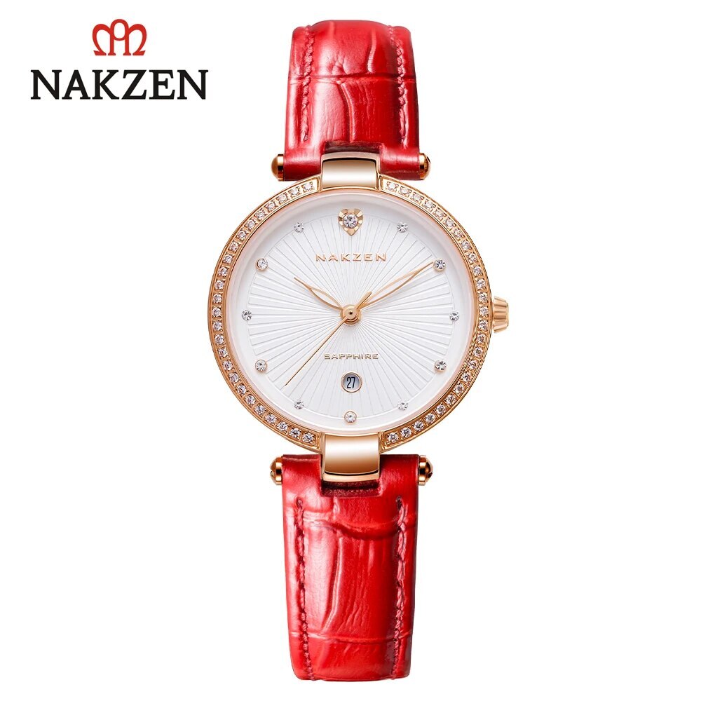 Fashion Women Watches 2021 New Leather Minimalist Watch Ladies Quartz Japan Movement Dress Wrist Watch Clock Montre Femme 4066-6