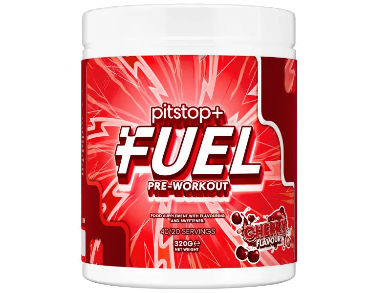 Pitstop+ Fuel pre workout supplement tub with nootropic energy powder blend for improved fitness training — view 2