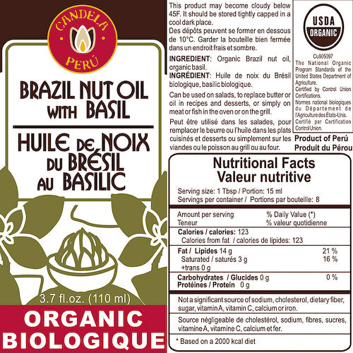 Organic Brazil Nut Oil - 8.5 oz-1