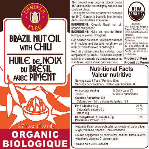 Organic Brazil Nut Oil - 8.5 oz-2