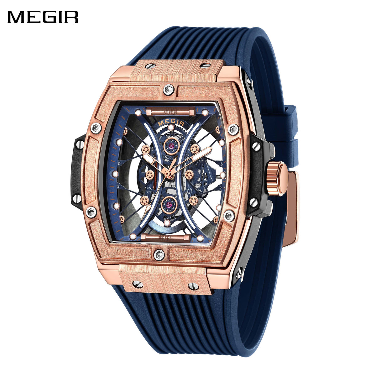 MEGIR Brand Luxury Quartz Watch for Men Fashion Military Sports Watches Waterproof Luminous Clock Wristwatch Reloj Hombre 8109-0