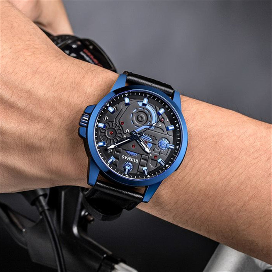 RUIMAS Watches Men's Casual Sport Watches Luxury Military Quartz Wrist Watch Chronograph ​Waterproof Man Clock Montre Homme 307-2