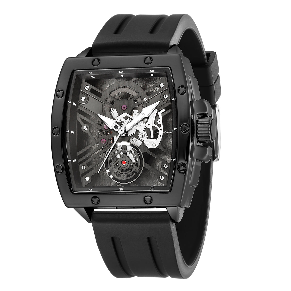 RUIMAS Luxury Fashion Men Sports Quartz Wrist Watches Waterproof Luminous Large Dial Casual Wristwatch Silicone Montre Homme 310-10